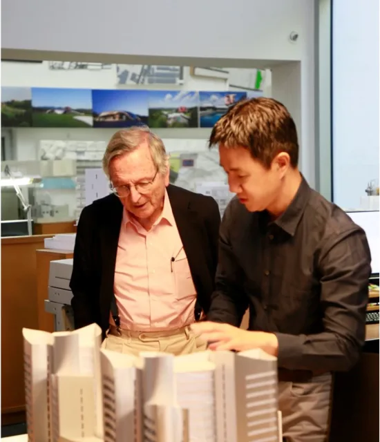 Rafael Moneo Visits SKM Architects